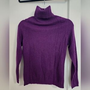 C by Bloomingdale's 100% Cashmere turtleneck sweater women's Size S